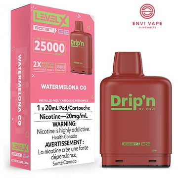 Drip’n G2 Watermelona CG Level X pod 20mg (Provincial)