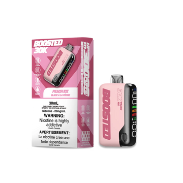 Boosted 30k Peach Ice 20mg disposable (provincial)