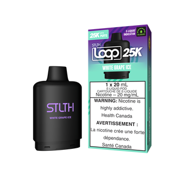 Stlth Loop pod 25k White Grape Ice 20mg/ml (Provincial)