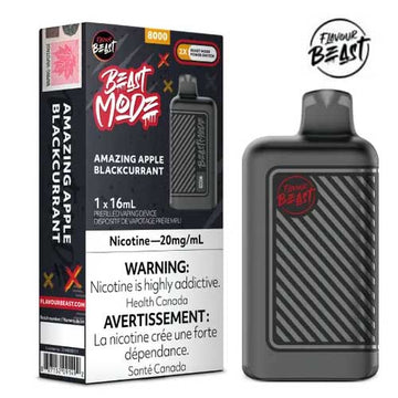 Saveur bête Amazing Apple Blackcurrant 8K 20mg/ml jetable (provincial)