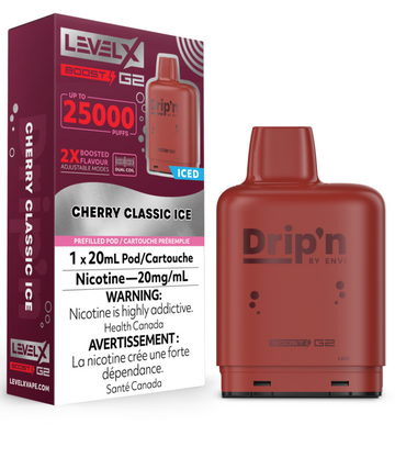 Drip’n G2 Cherry Classic Ice Level X pod 20mg (Provincial)