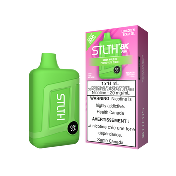 Stlth 8K Pro Green Apple Ice 20mg/ml disposable (Provincial)
