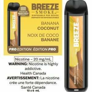 Breeze pro - Banana Coconut 20m/ml disposable
