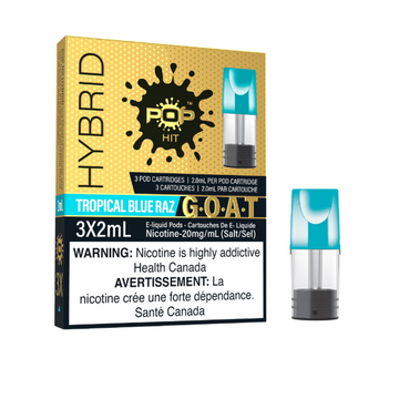Pop Hit Hybrid G.O.A.T Tropical Blue Razz pods (Provincial)