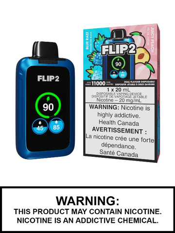 Flipbar 2 Blue razz & Juicy Peach 20 mg/ml jetable