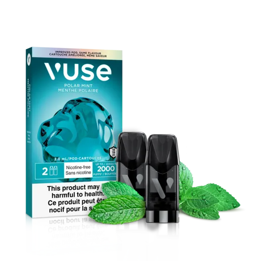 Vuse epod Polar Mint Nicotine Free 2 pack (Provincial) Vuse epod Polar Mint Nicotine Free 2 pack (Provincial)