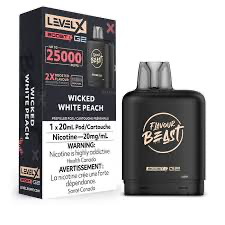 Flavour Beast Boost G2 Wicked White Peach Level X pod 20mg (Provincial)