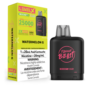 Flavour Beast Boost G2 Watermelon G Level X pod 20mg (Provincial)