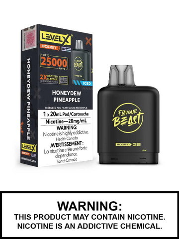 Flavour Beast Boost G2 Honeydew Pineapple Iced Level X pod 20mg (Provincial)