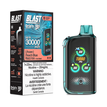 Drip’n FASTA Peach Blue Razz Ice 30k 20mg/ml disposable (Provincial)
