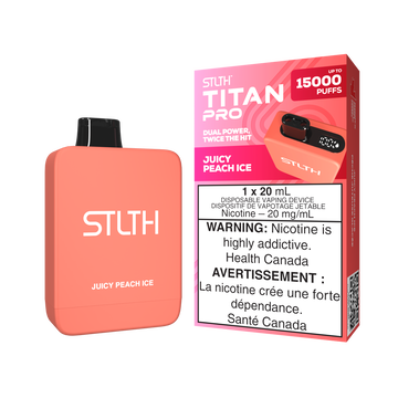 Stlth Titan Pro 15k Juicy Peach Ice 20mg/ml disposable (Provincial)
