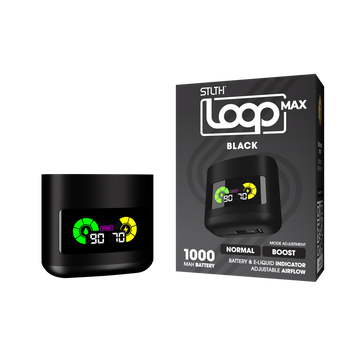 Stlth Loop Max Battery Black