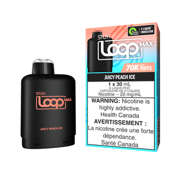 Stlth loop pod Max 70k Juicy Peach Ice 20mg/ml (Provincial)