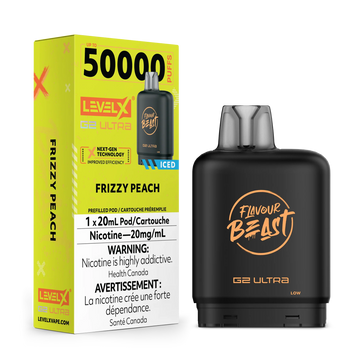 Flavour Beast Ultra G2 Frizzy Peach Iced Level X pod 20mg (Provincial)