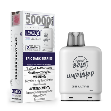 Flavour Beast Ultra G2 Epic Dark Berries Unleashed Level X pod 20mg (Provincial)