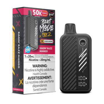 Flavour beast Ragin Razz Mango Iced 50k 20mg/ml disposable (Provincial)