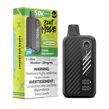 Flavour beast Super Spearmint Iced 50k 20mg/ml disposable (Provincial)