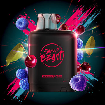 Flavour Beast Ultra G2 Blue Raspberry Cherry Level X pod 20mg (Provincial)