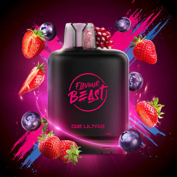 Flavour Beast Ultra G2 Strawberry Raspberry Blueberry Iced Level X pod 20mg (Provincial)