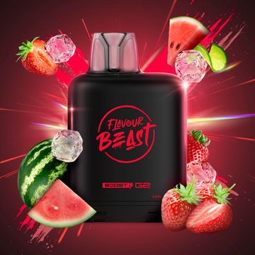 Flavour Beast Ultra G2 Strawberry Cherry Watermelon Iced Level X pod 20mg (Provincial)