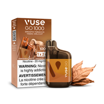 Vuse 1000 Smooth Tobacco 20mg/ml disposable (Provincial)