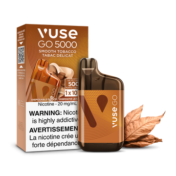 Vuse Go 5000 Smooth Tobacco 20mg/ml disposable (Provincial)