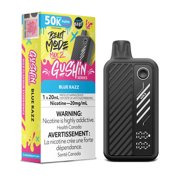 Flavour beast Blue Razz 50k Gushin series 20mg/ml disposable (Provincial)