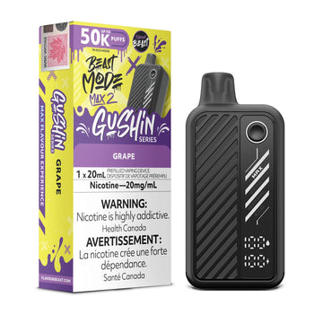 Flavour beast Grape 50k Gushin series 20mg/ml disposable (Provincial)