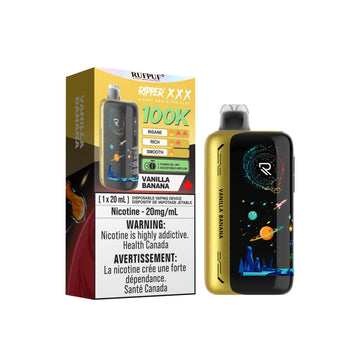 Ripper XXX vanilla banana 100k disposable 20mg (provincial)