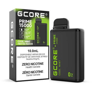 G Core Prime 15k cool mint 0mg disposable (provincial)