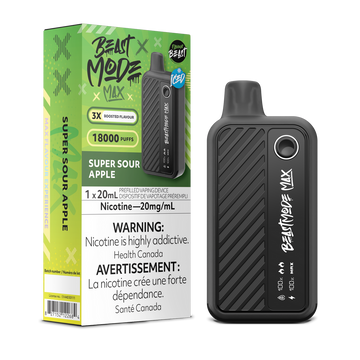 Flavour beast Super Sour Apple Iced 18K 20mg/ml disposable (Provincial)