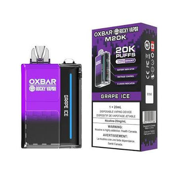 Oxbar M20K Grape Ice  20mg/mL disposable (Provincial)