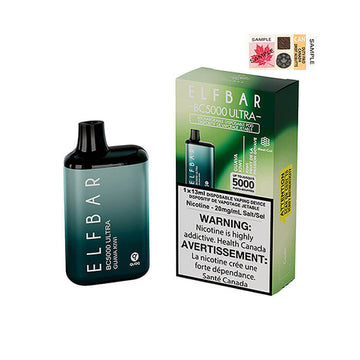 Elfbar Ultra BC5000 Goyave Kiwi 20 mg/ml jetable