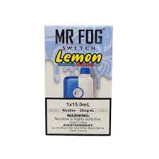Mr Fog 5500 Switch Lemon Blueberry Raspberry Ice Disposable Vape Rechargeable (Provincial)