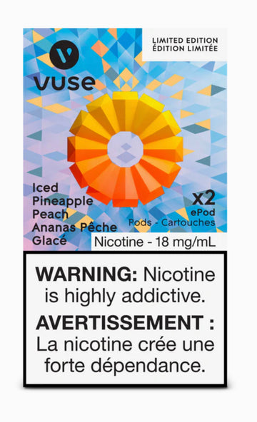 Vuse epod ananas glacé pêche 18 mg/ml