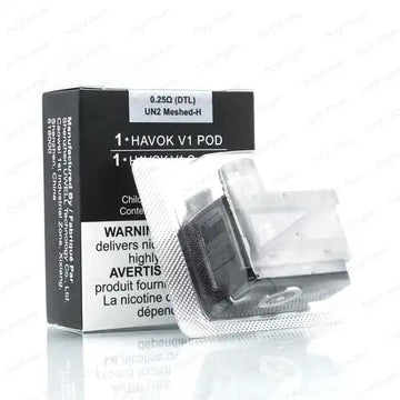 Pod Havok V1 maillé Uwell un2 0,25 Ω 1 paquet