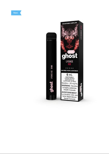 Glace au litchi Ghost max 20 mg/ml jetable
