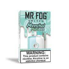 Vape jetable Mr Fog 5500 Switch Menthol Mint Ice rechargeable