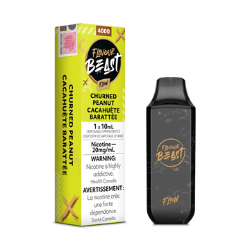 Saveur bête flow 4000 Arachide barattée 20 mg/ml jetable (Provincial)