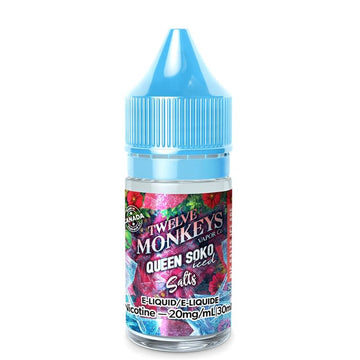 Twelve monkeys E-liquid Queen Soko Iced 10mg/30ml (Provincial)