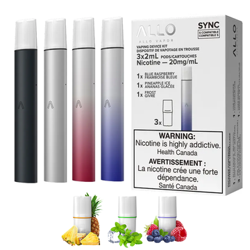 Allo Sync Starter Kit Silver Blue 20mg