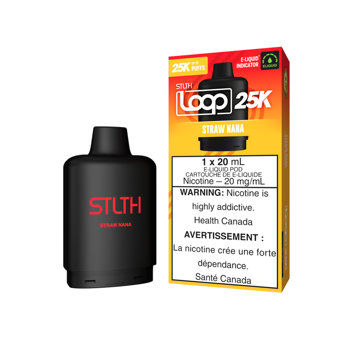 Pod Stlth Loop 25k Straw Nana 20 mg/ml (provincial)