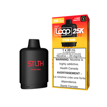 Stlth Loop pod 25k Straw Nana 20mg/ml (Provincial)