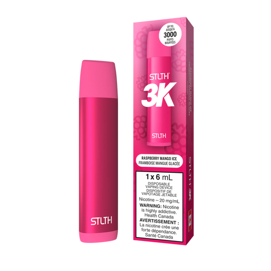 Stlth 3k Raspberry Mango Ice 20mg/ml disposable