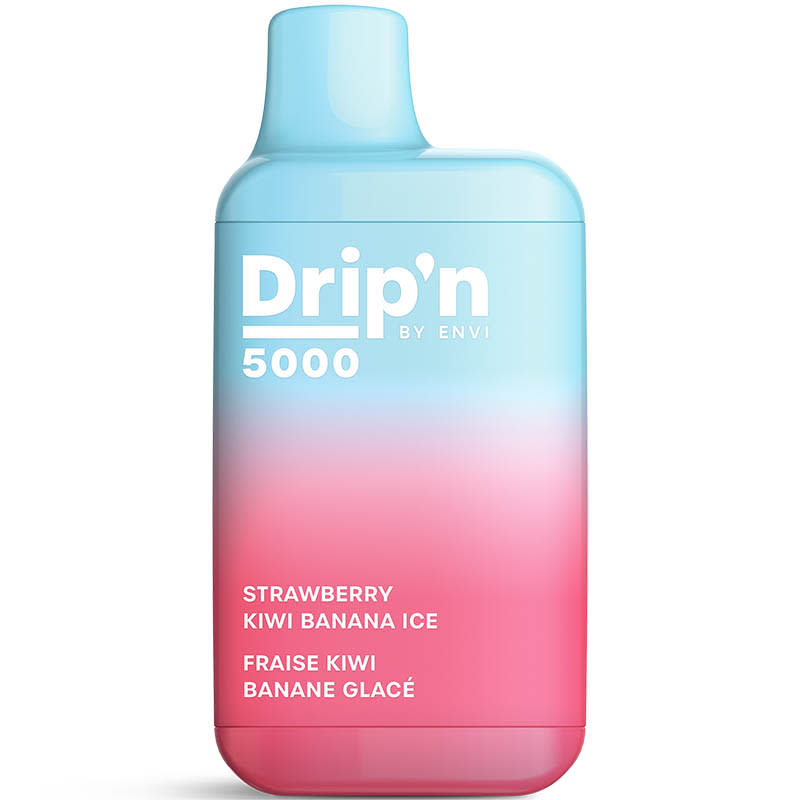 Glace à usage unique Drip'n 5000 fraise kiwi banane 20 mg/ml