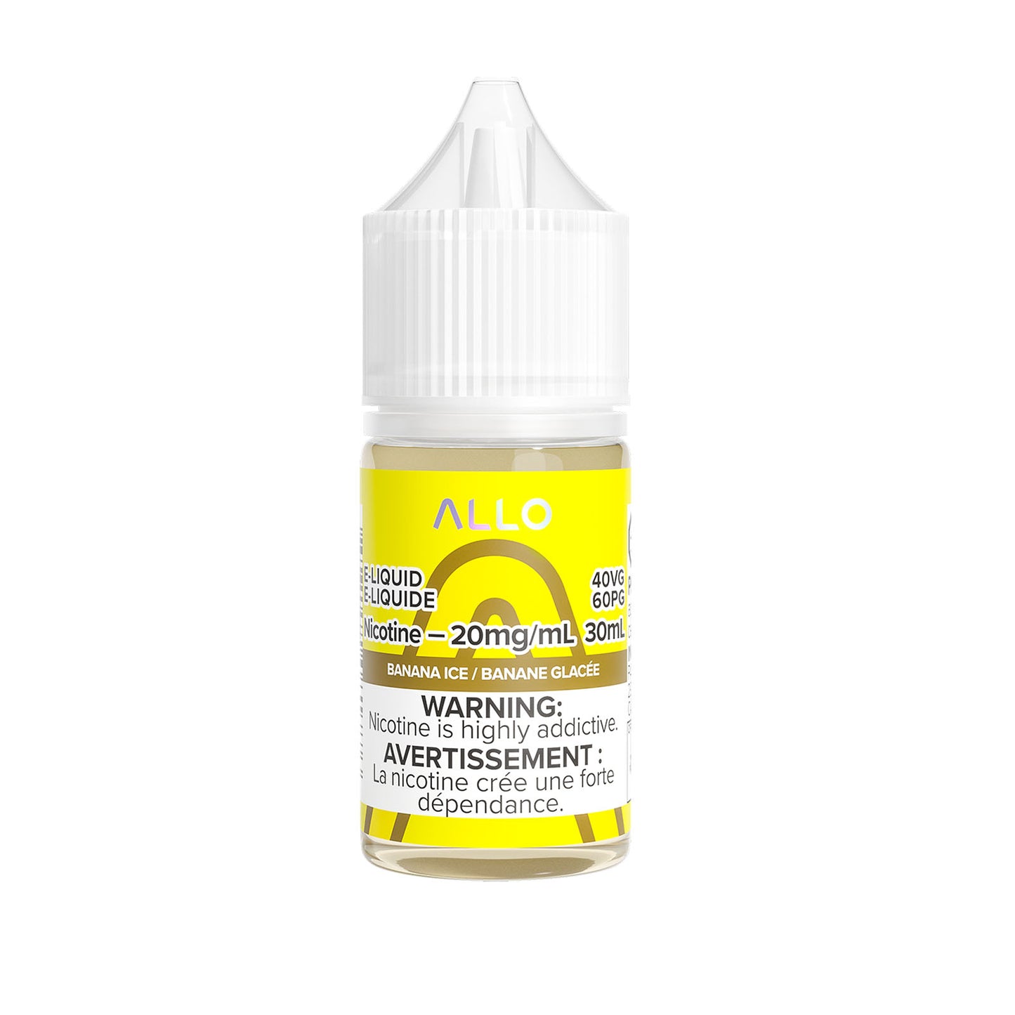 E-liquide Allo Banane glacée 20mg/30ml