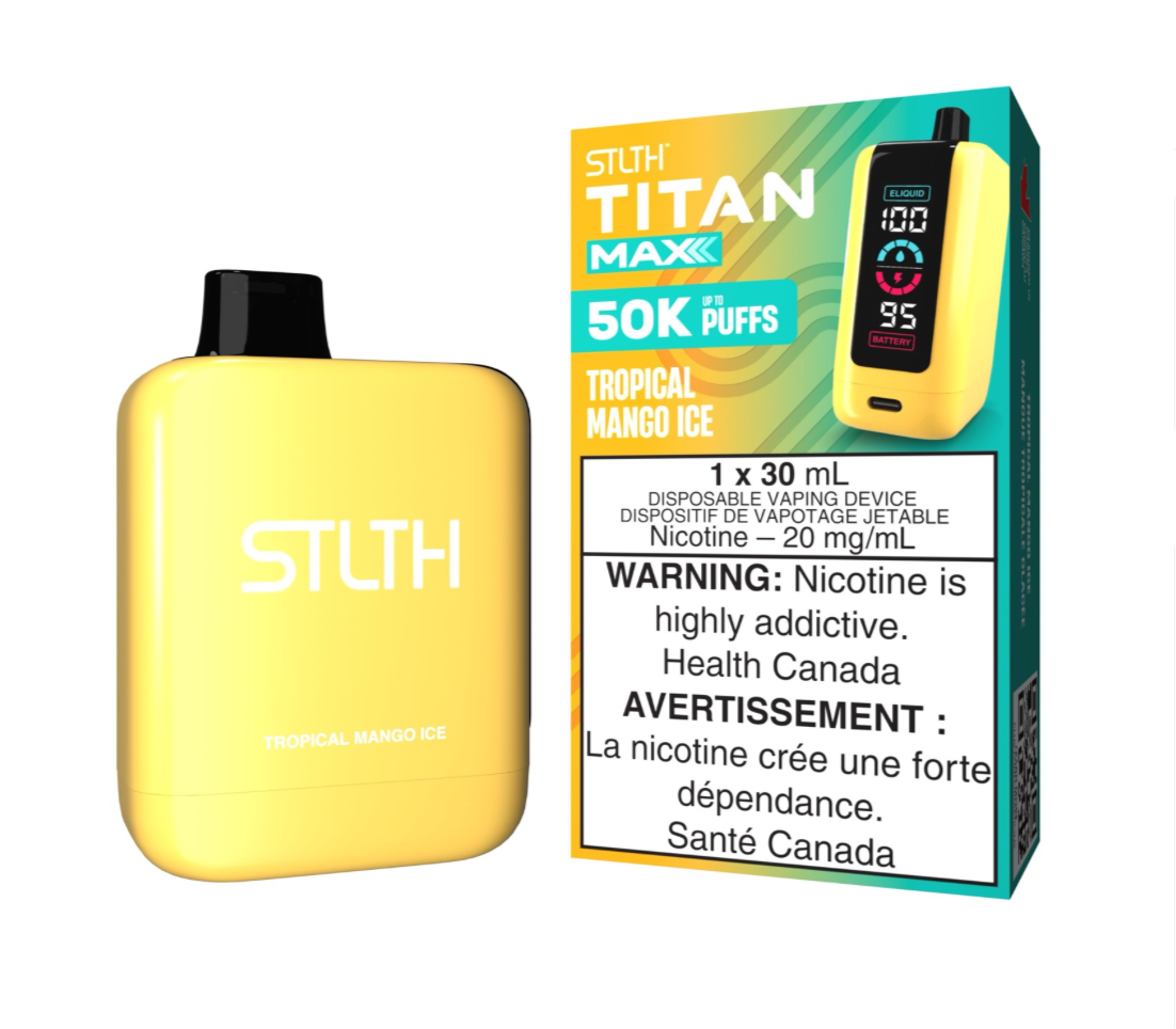 Stlth titan Max 50k Tropical Mango Ice 20mg/ml disposable