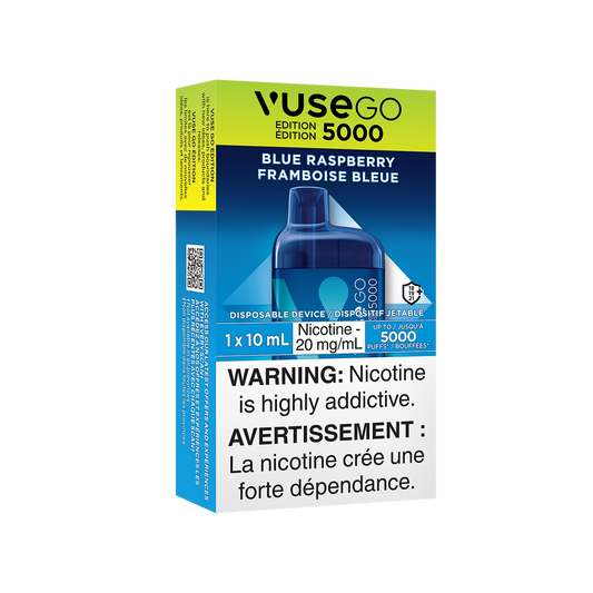 Vuse go 5000 Blue raspberry 20mg/ml disposable