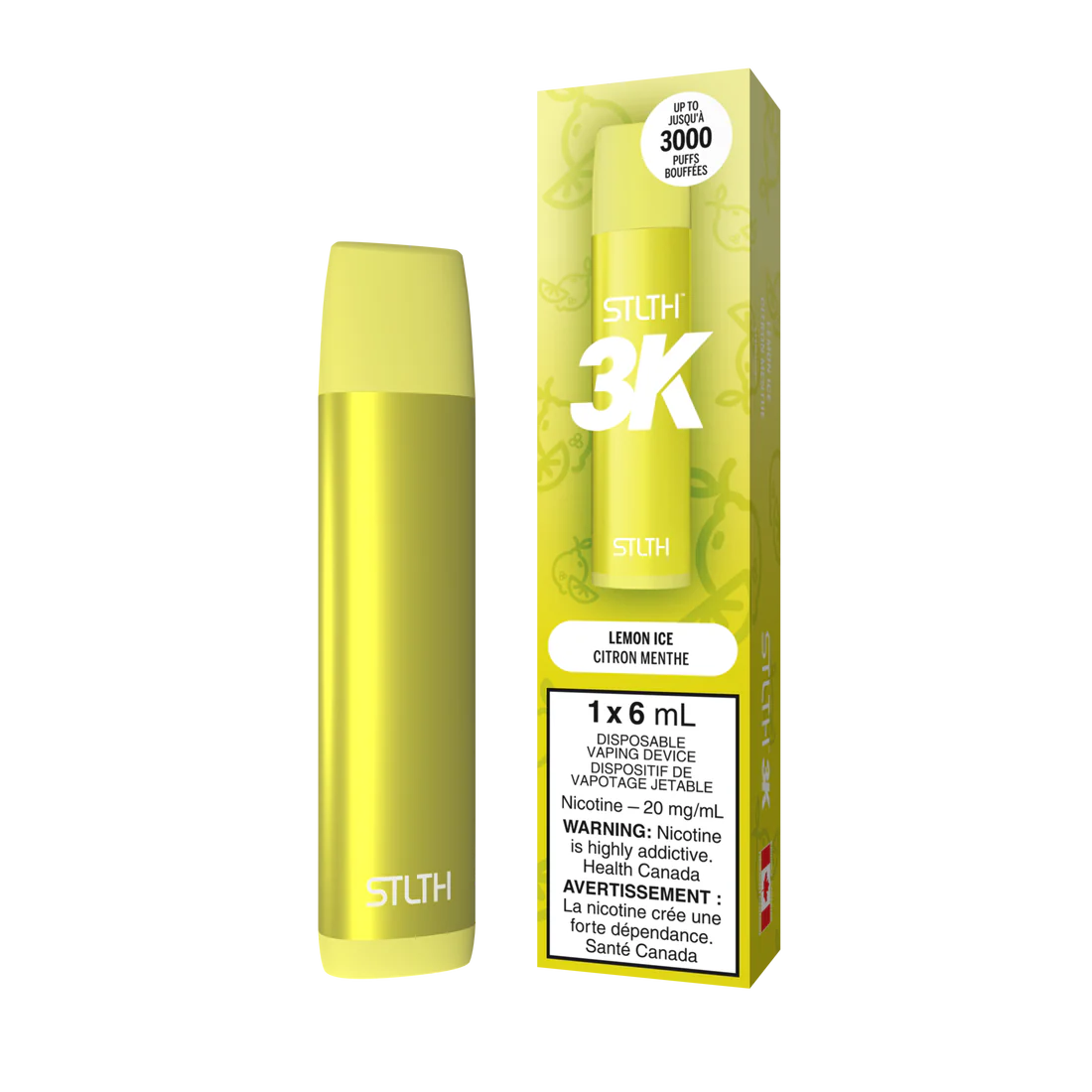 Stlth 3k Lemon Ice 20mg/ml disposable