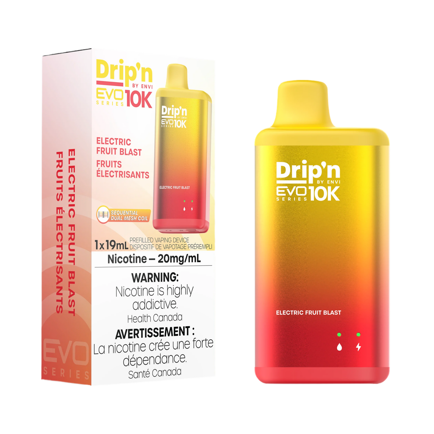 Drip'n EVO 10K Blast électrique aux fruits 20 mg/ml jetable 